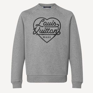Louis Vuitton X Nigo X Virgil Abloh Printed Heart Sweatshirt - Small